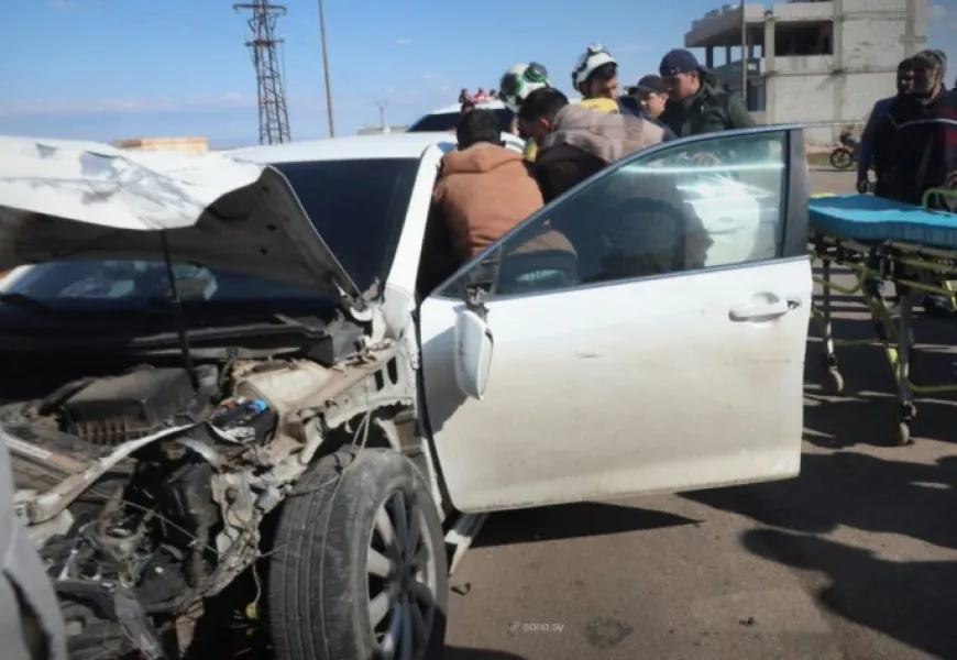 وفاة شخصين وإصابة 23 آخرين في 20 حادث سير بسوريا خلال 24 ساعة