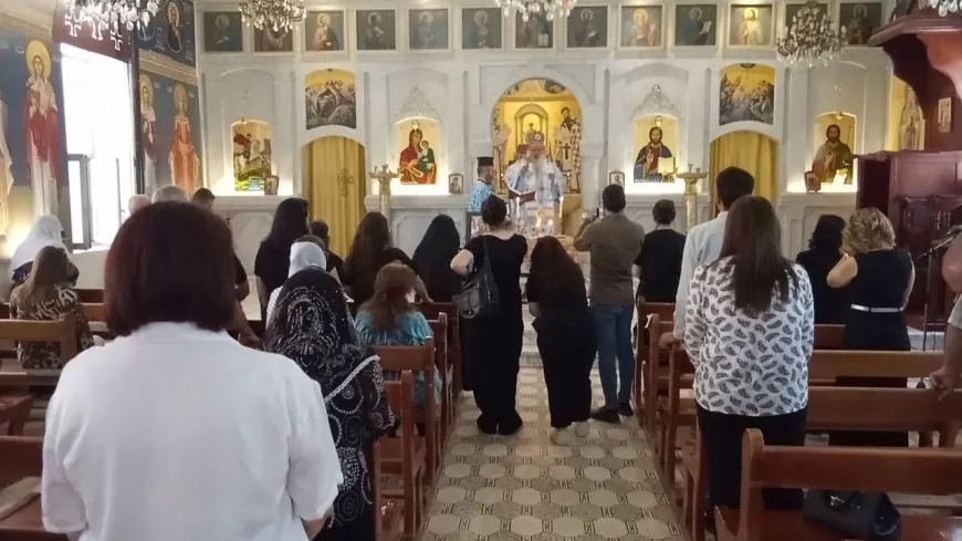 قداس في السويداء إحياءً للذكرى الأولى لأحداث تموز