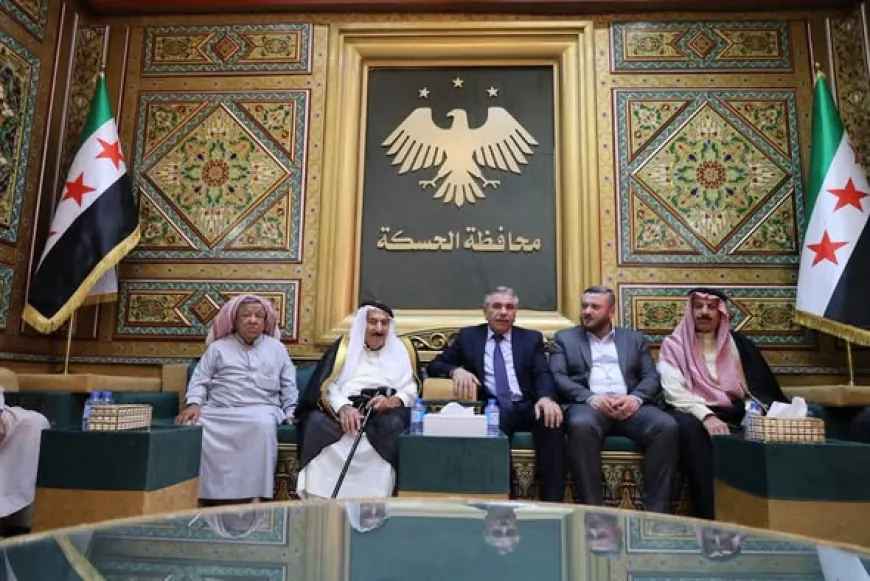 محافظ الحسكة يبحث مع شيوخ ووجهاء العشائر واقع الزراعة والخدمات