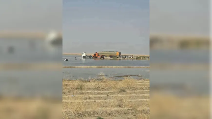 غرق سائق صهريج نفط في سد الحسكة الجنوبي