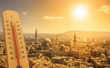 أجواء شديدة الحرارة في سوريا والموجة تبدأ بالانحسار الأربعاء