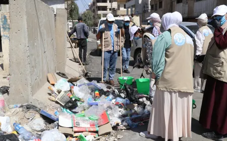 استمرار حملة النظافة في قامشلو