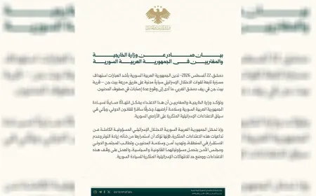 وزارة الخارجية تدين غارة إسرائيلية استهدفت سيارة في ريف دمشق 