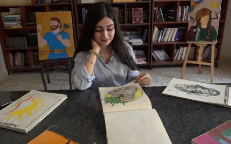 موهبة شابة ترسم ملامح طموحها