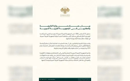 وزارة الخارجية تدين دخول وزير الدفاع الإسرائيلي إلى الأراضي السورية