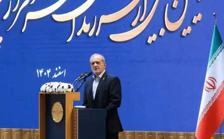 بزشكيان: إيران لا تزال تسعى لحل تفاوضي لإنهاء الحرب مع أمريكا