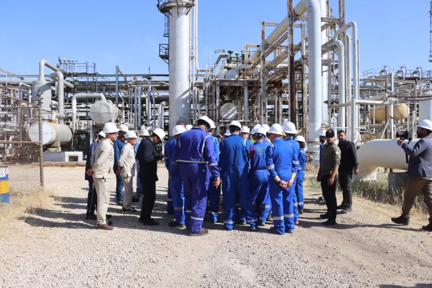 وفد من الشركة السورية للبترول و(HKN Energy) يتفقد منشآت رميلان
