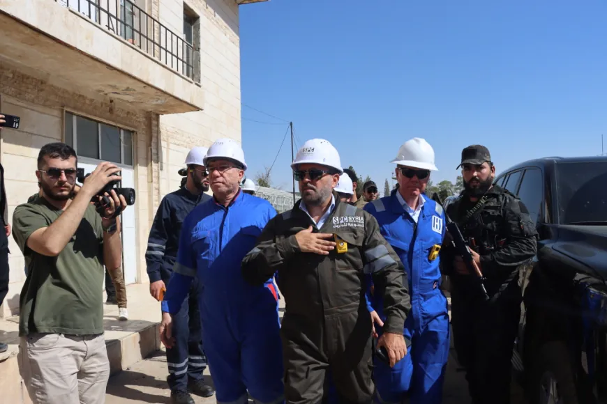 وفد من الشركة السورية للبترول و(HKN Energy) يتفقد منشآت رميلان