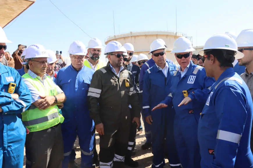 وفد من الشركة السورية للبترول و(HKN Energy) يتفقد منشآت رميلان