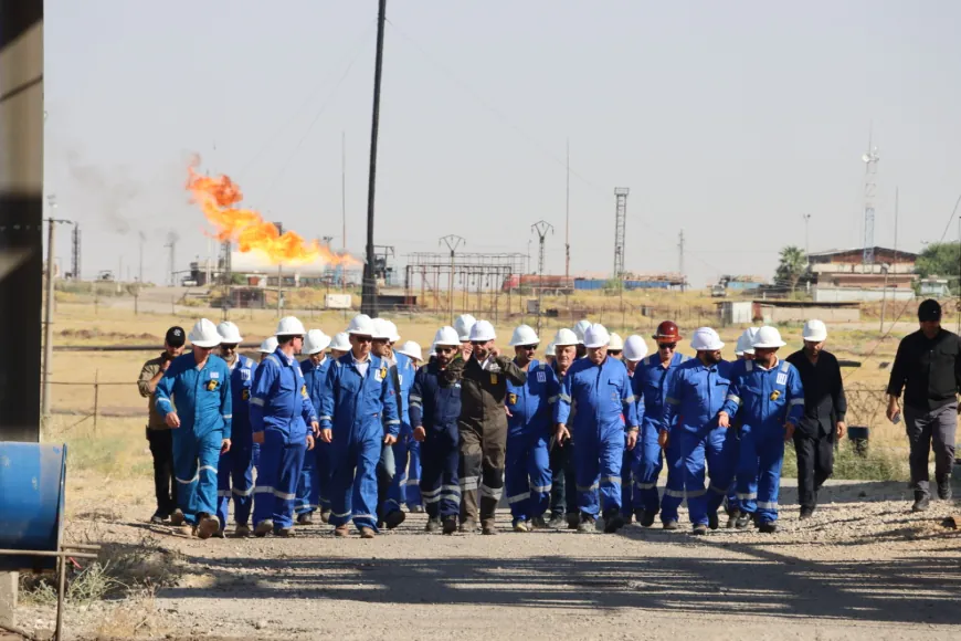 وفد من الشركة السورية للبترول و(HKN Energy) يتفقد منشآت رميلان