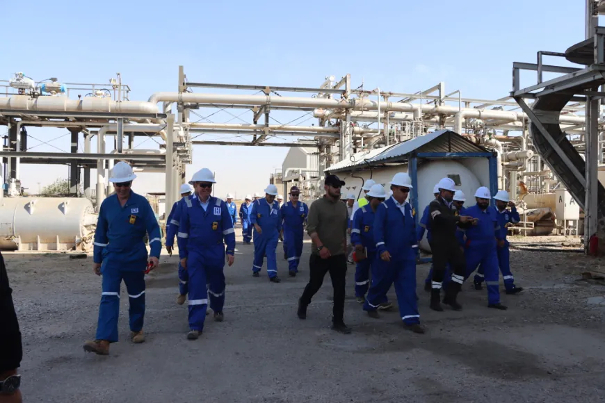 وفد من الشركة السورية للبترول و(HKN Energy) يتفقد منشآت رميلان