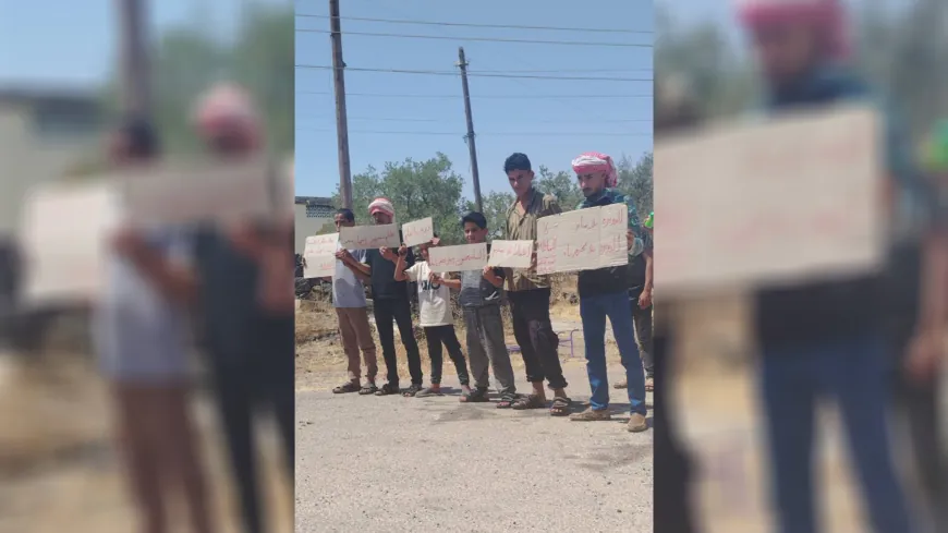 احتجاجات في ريف درعا للمطالبة بالمياه والخدمات الأساسية