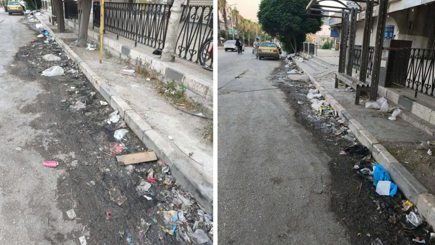 تسرب مياه الصرف الصحي يهدد أبنية سكنية في حماة والأهالي يحذرون
