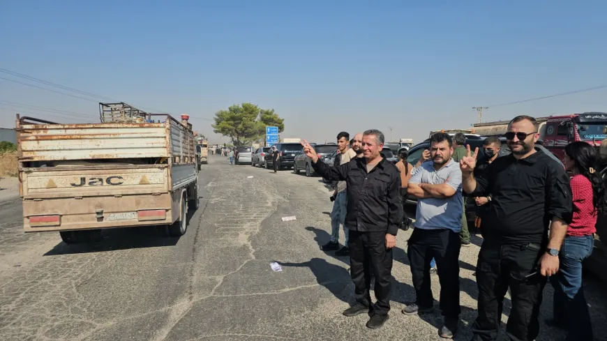 انطلاق أول قافلة من المهجّرين نحو مدينة سري كانيه
