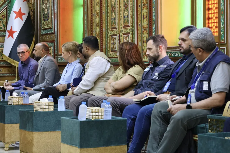 محافظ الحسكة يبحث مع المنظمات الدولية تهيئة بيئة مناسبة لعودة أهالي سري كانيه