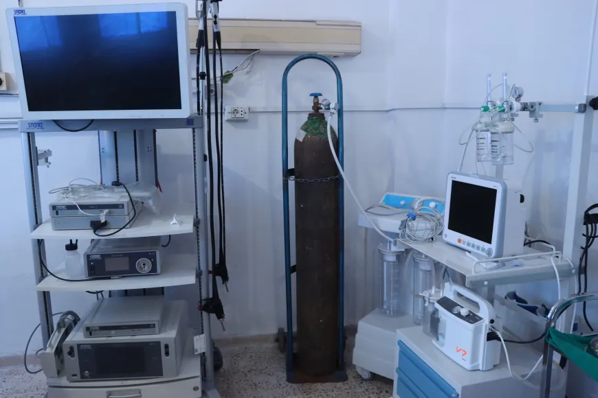 افتتاح أقسام وأجهزة طبية جديدة في المشفى الوطني بقامشلو بعد إعادة تأهيله