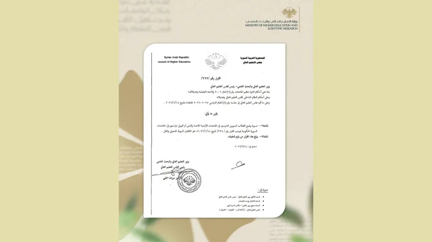تسوية حكومية لطلاب الأردن وتأخر في معالجة ملف جامعات الإدارة الذاتية