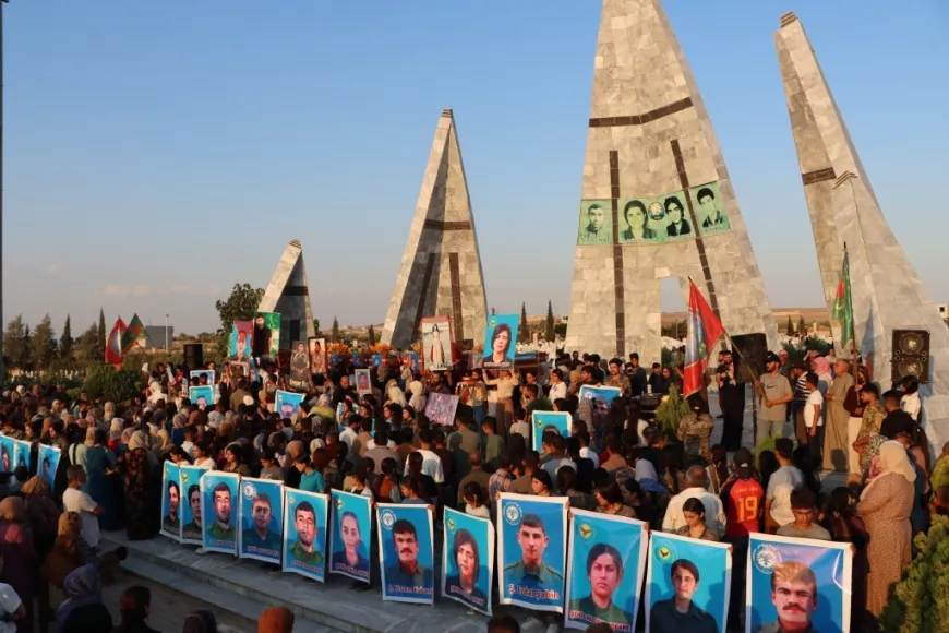 تشييع جثامين 9 من مقاتلي مقاومة الشيخ مقصود والأشرفية في كوباني