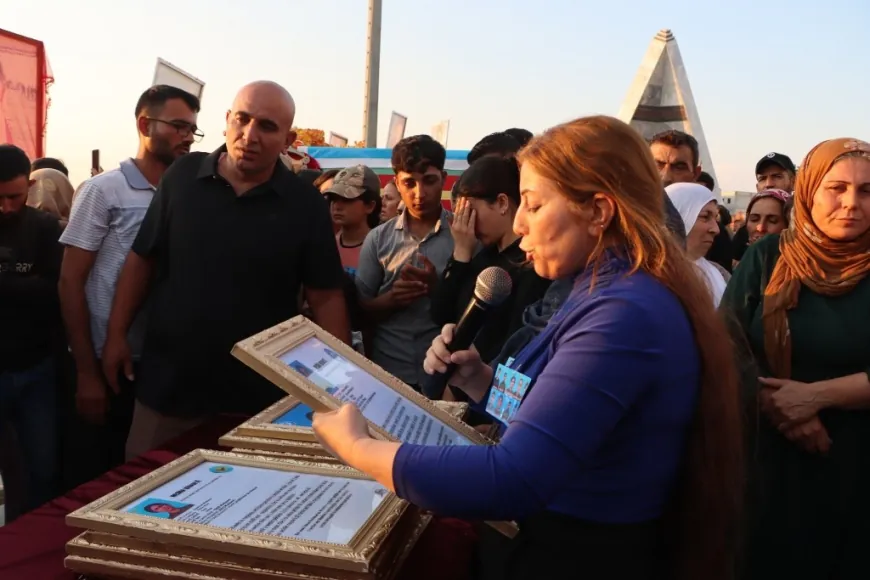 تشييع جثامين 9 من مقاتلي مقاومة الشيخ مقصود والأشرفية في كوباني