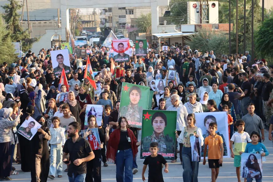 تشيع جثامين شهيدتين وشهيد إلى مزار الشهيد دليل ساروخان