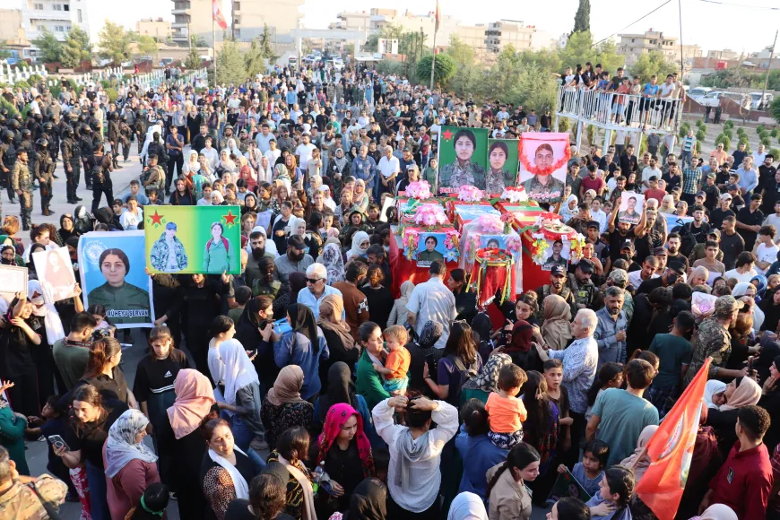 تشيع جثامين شهيدتين وشهيد إلى مزار الشهيد دليل ساروخان