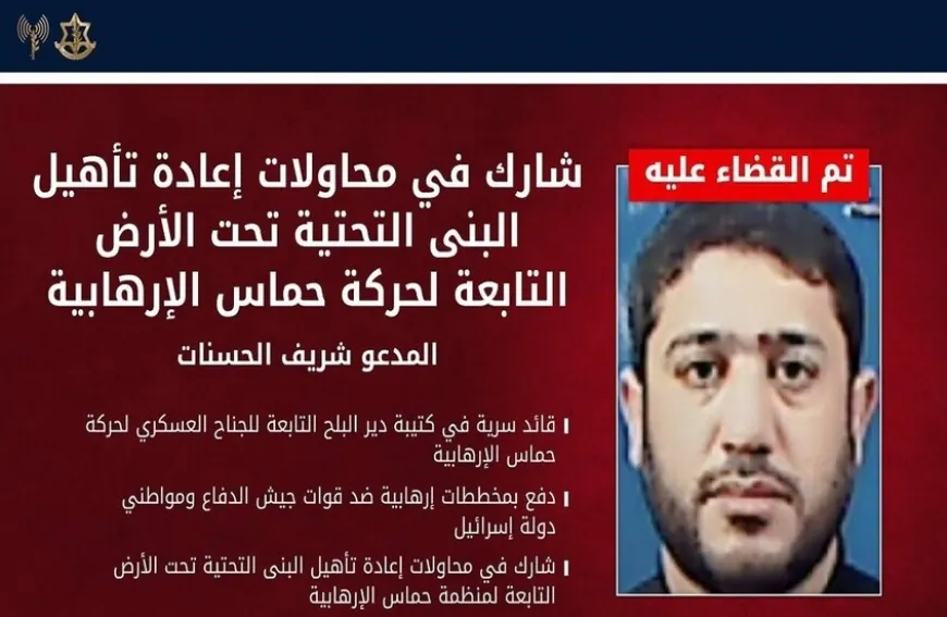 إسرائيل تعلن اغتيال قيادي في حماس