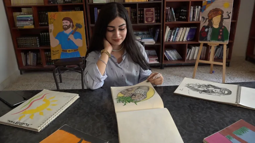 موهبة شابة ترسم ملامح طموحها