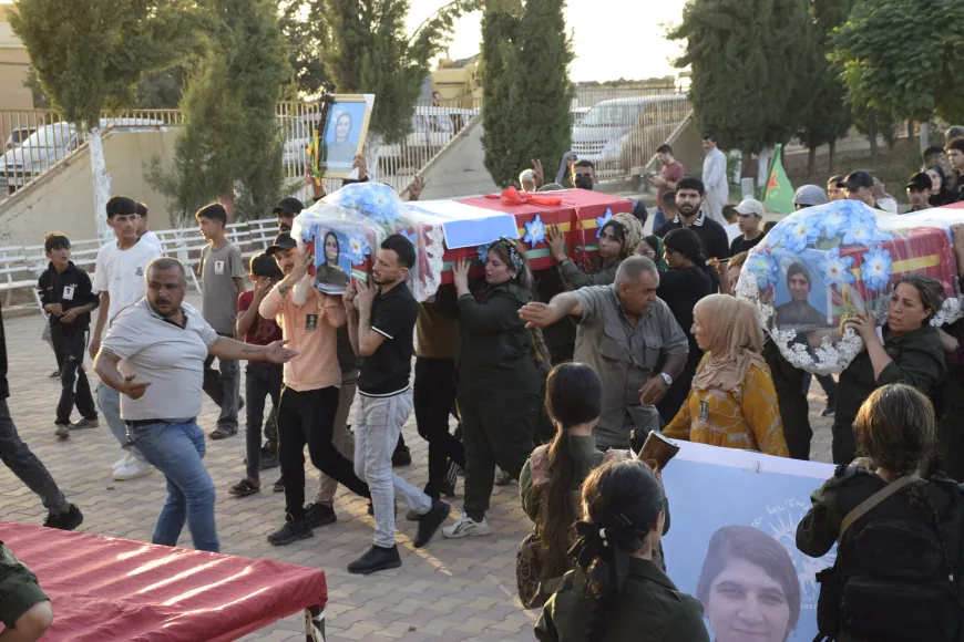 مراسم تشييع جثماني شهيدتين في الدرباسية