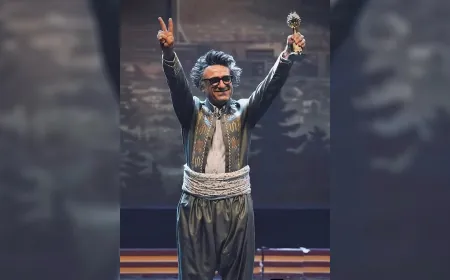 تكريم الموسيقار محمود برازي في مهرجان السليمانية السينمائي