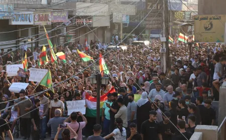 احتجاجات شعبية في مدن الحسكة تندد باستشهاد سيبان وتطالب بمحاسبة الجناة