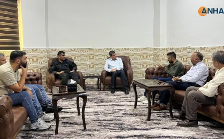 مظلوم عبدي يبحث واقع القطاع الصحي وتسوية أوضاع الأطباء في كوباني