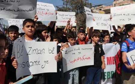 مشاركون في اعتصام قامشلو: اللغة ليست مجرد حروف بل تحوي بداخلها الثقافة والتاريخ