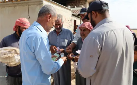 مبادرة إنسانية في تل تمر لمساعدة الأهالي على استبدال العملة لشراء الخبز
