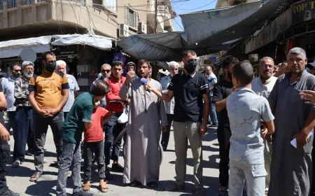 وقفة احتجاجية في الحسكة رفضاً للتسعيرة الجديدة للمحروقات 
