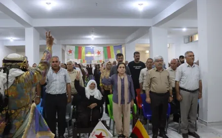 التعهد بمواصلة النضال في كوباني في الذكرى 23 لتأسيس PYD