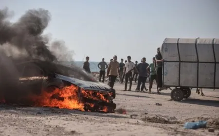 مقتل 7 أشخاص جراء قصف وإطلاق نار إسرائيلي في قطاع غزة