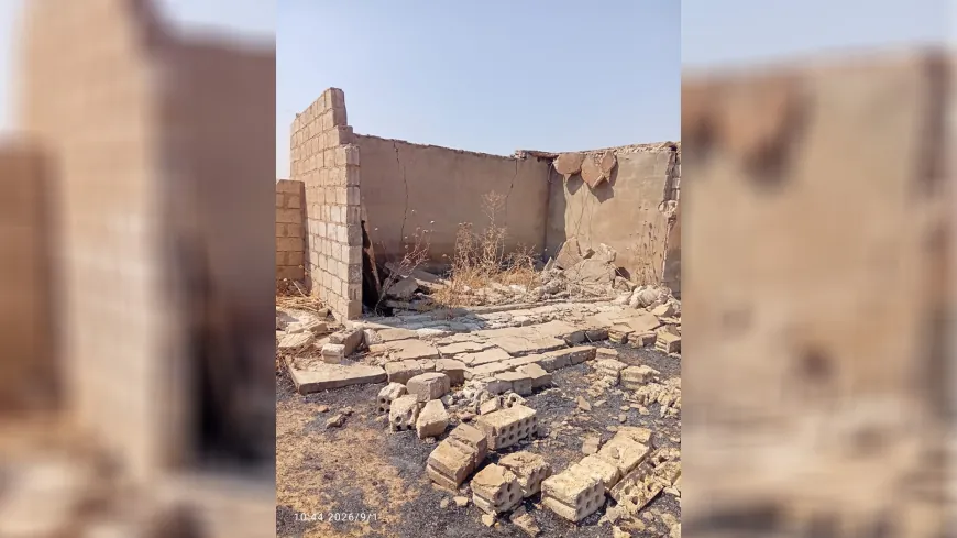 قاعدة تركية تمنع صاحب منزل في قرية العريشة من ترميم منزله