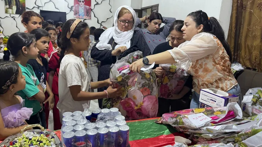 تأمين المستلزمات المدرسية لـ 118 طفلاً وطفلة من أبناء الشهداء
