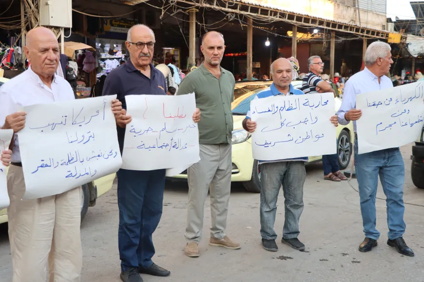احتجاجات في قامشلو للمطالبة بتوفير الكهرباء