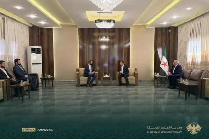 مظلوم عبدي يبحث مع المبعوث الرئاسي مسار الاندماج وتفعيل المؤسسات الخدمية