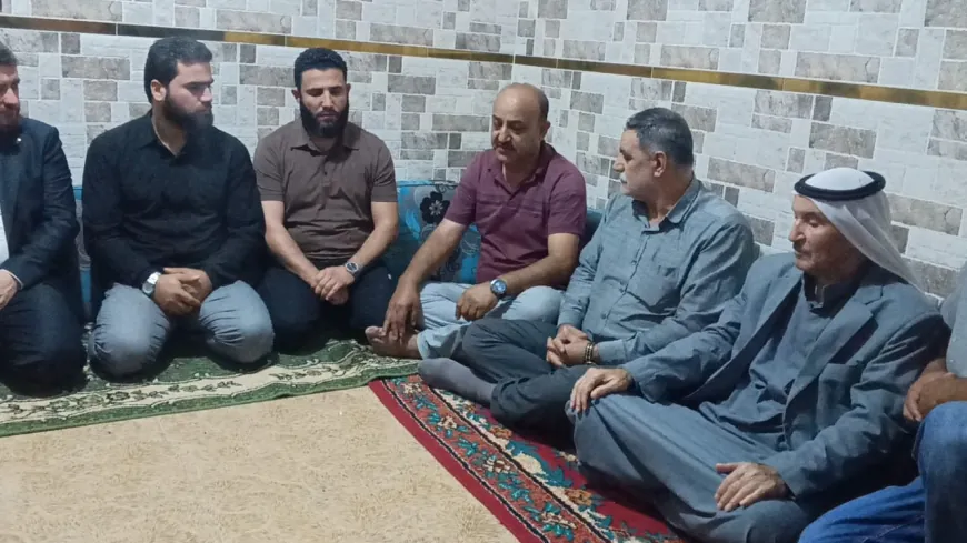 وفود شعبية وعشائرية وحكومية تزور خيمة عزاء سيبان حزني في الحسكة