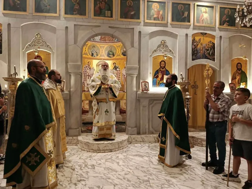 السويداء تحيي عيد الصليب في كنيسة القديس جاورجيوس