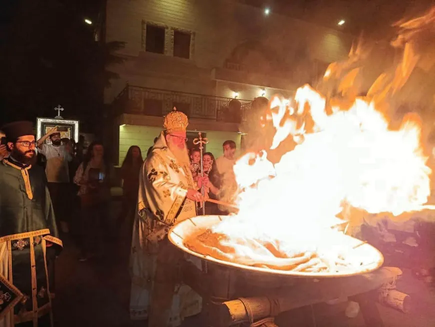 السويداء تحيي عيد الصليب في كنيسة القديس جاورجيوس