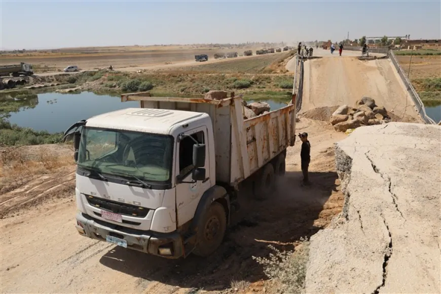 بدء أعمال تأهيل جسر الخابور على طريق M4