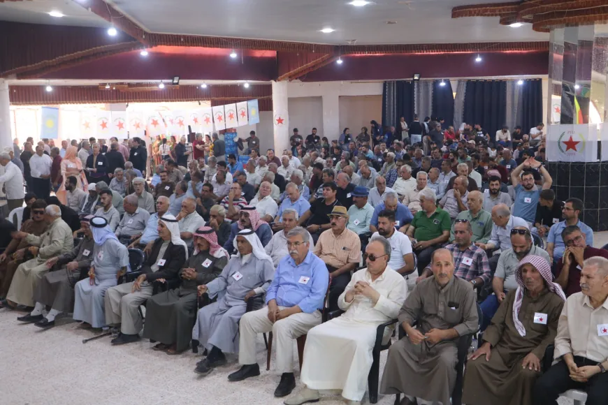 أهالي الدرباسية وعامودا يحيون الذكرى 23 لتأسيس حزب الاتحاد الديمقراطي