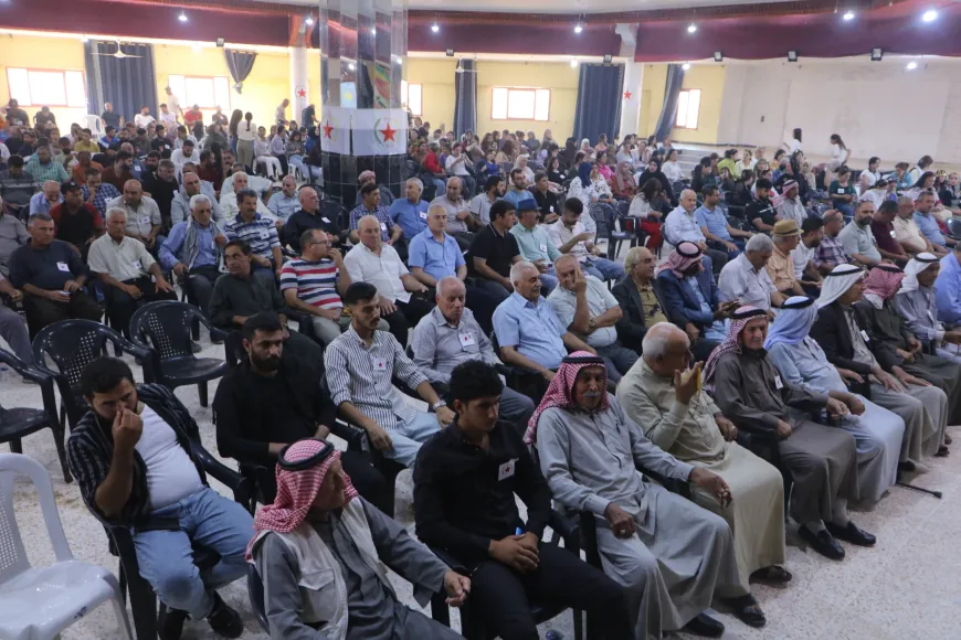 أهالي الدرباسية وعامودا يحيون الذكرى 23 لتأسيس حزب الاتحاد الديمقراطي