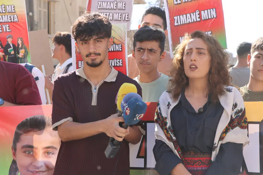 فعاليات طلابية في قامشلو وتربه سبيه ترفض تقليص حصص اللغة الكردية