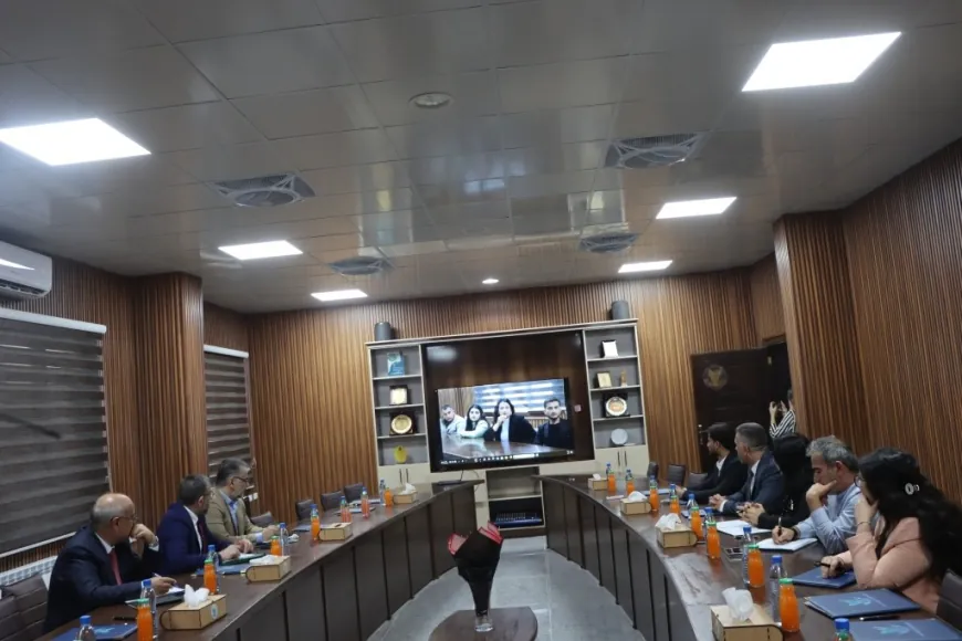 وفد من وزارة التعليم العالي السورية يزور جامعة كوباني