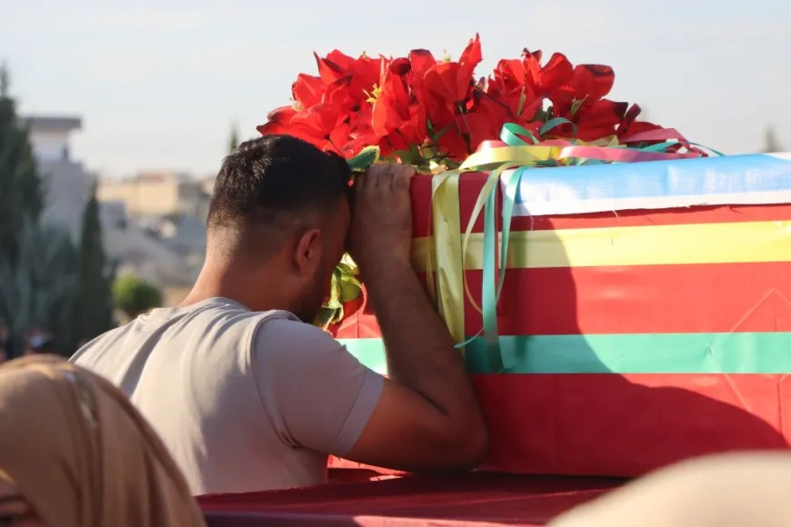 تشييع جثمان عضو في قوى الأمن الداخلي في كوباني