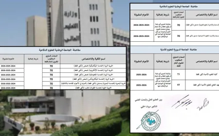 التعليم العالي تحصر القبول في كليات ومعاهد على الطلاب الذكور فقط